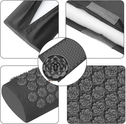 ZenSpike™ Acupressure Mat & Pillow Set – Natural Pain Relief, Deep Relaxation, Anytime, Anywhere